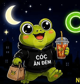 Logo Cóc Ăn Đêm